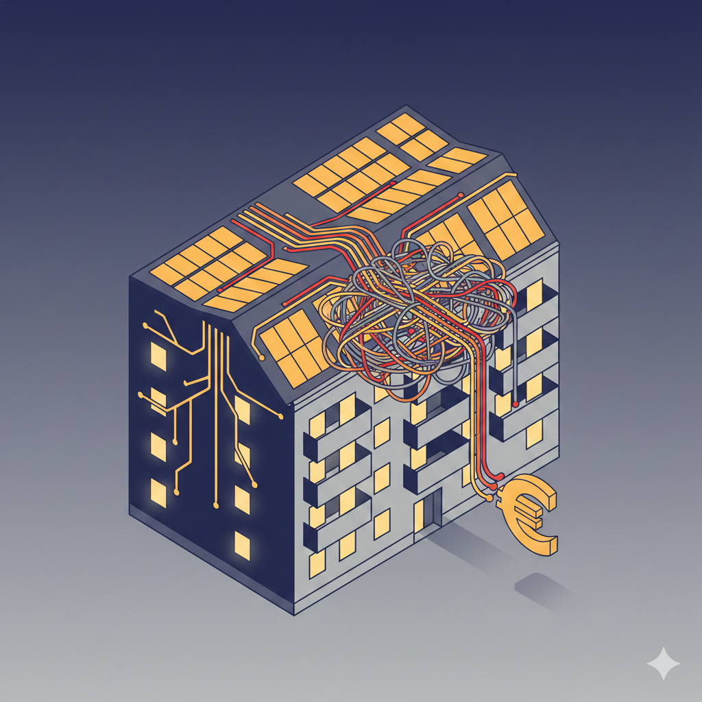 Strom von oben, Geld nach unten