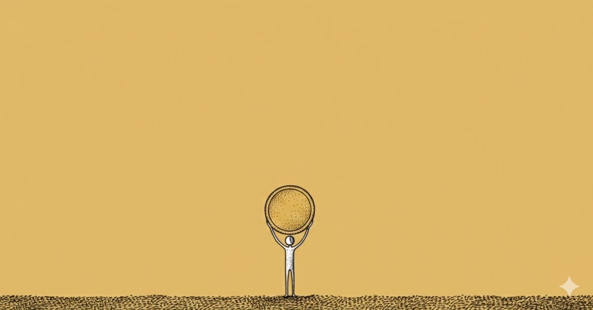 Das Geld liegt auf der Straße. Du gehst drüber hinweg.