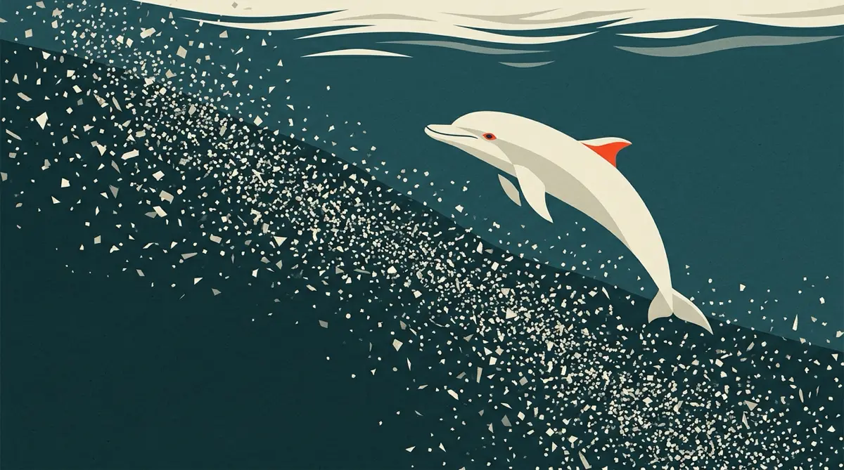 Der Delfin, der die Stille gemessen hat