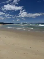 Der endlose Strand in Galicien