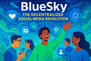 Leute freuen sich ganz toll über die neuen Social Media Plattformen abseits der Social--Media Riesen...
