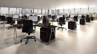 Ein leeres Büro...