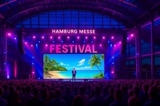 Eine Festivalbühne