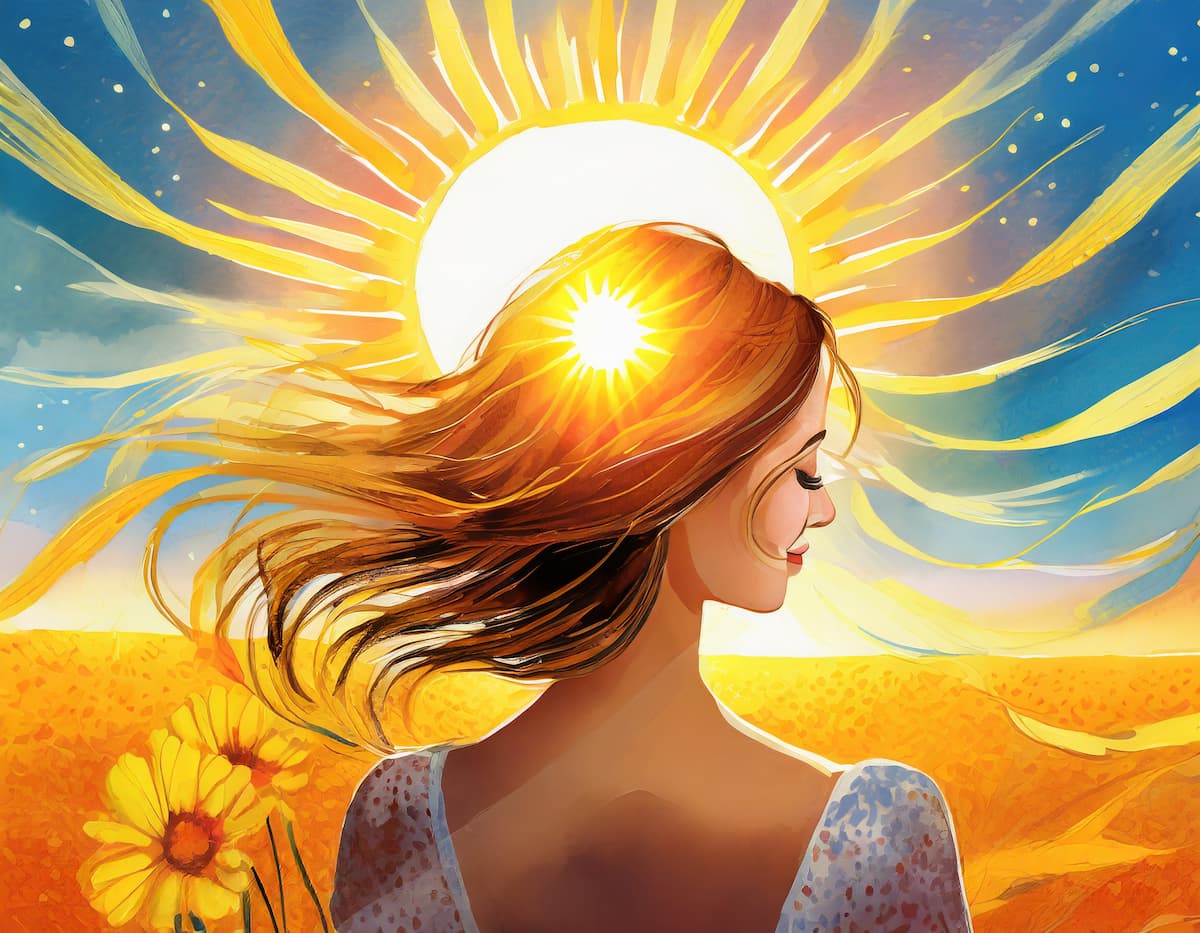 Die Sonne im Herzen – den Wind in den Haaren