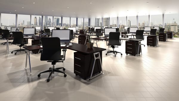 Ein leeres Büro...