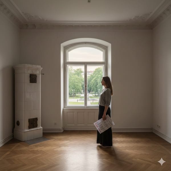 Dann sagt die Vermieterin: „Tut mir leid. Die Bonitätsauskunft ist nicht gut genug."