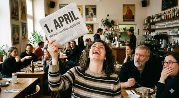 Die Frau hat Humor...