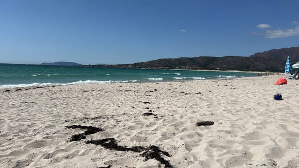 am Strand von Carnota